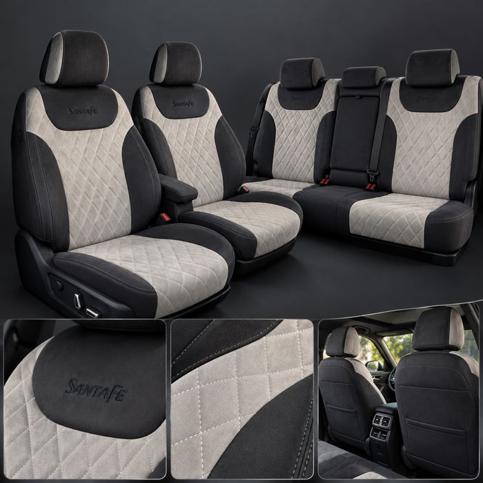 ИМЕННЫЕ АВТОЧЕХЛЫ  Santa Fe Highlander Prado