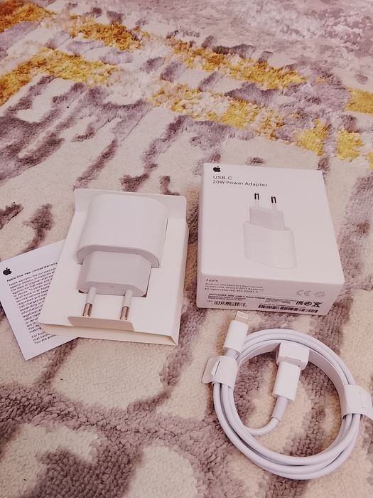 Адаптер и кабель iPhone(оригинал)