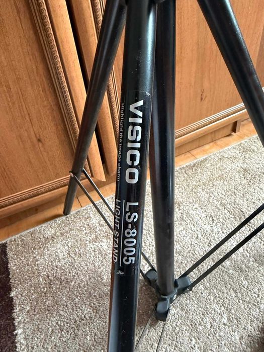 Студийна светкавица Godox Gemini GS300II + стойка + софтбокс (като нова)