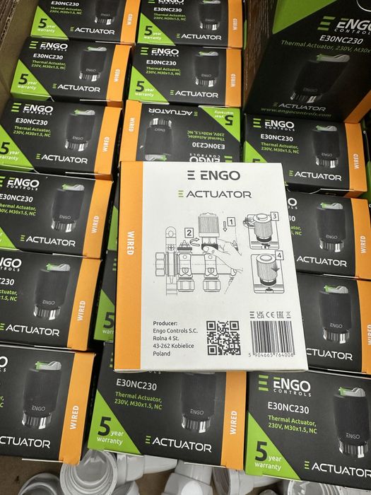 Електрическа задвижка Ф30 ENGO за парно термопомпа