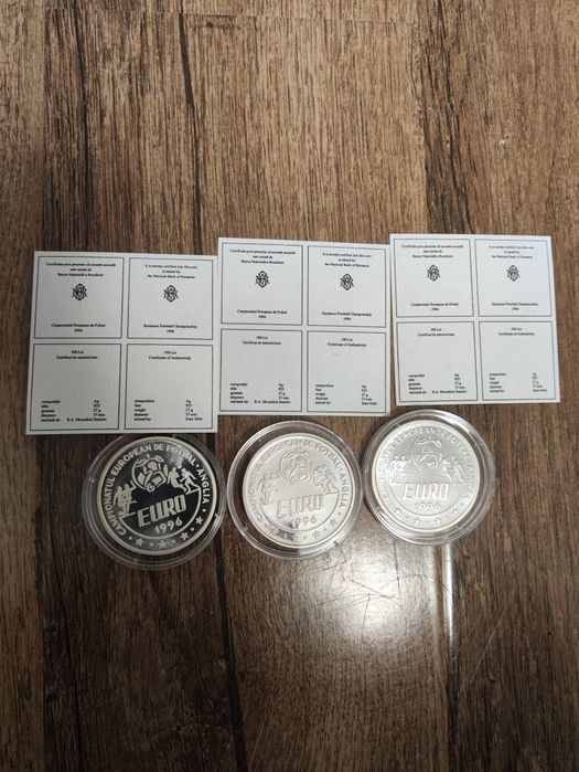 Lot 3 monede argint 925