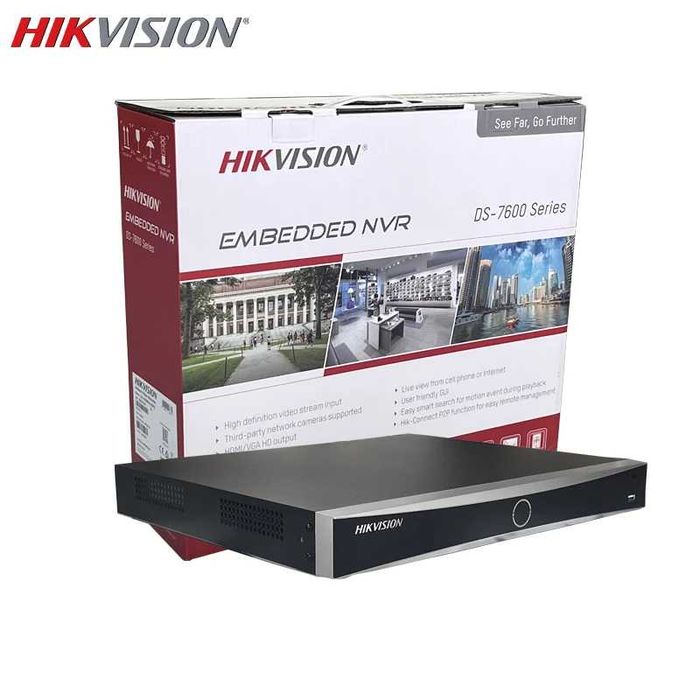 NVR 8 canale IP 4K rezolutie 12MP Hikvision model DS-7608NXI-K1 1U AcuSense garantie Sigilat