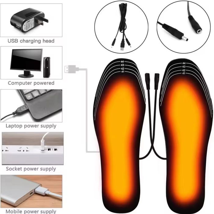 USB Подгряващи стелки за обувки отопляеми