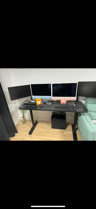 Birou Ikea Bekant 140x60 negru