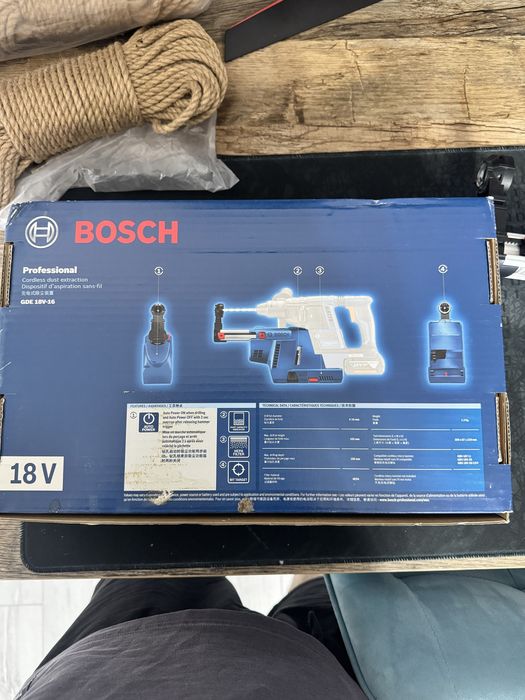 Пылесос bosch GDE 18V-16