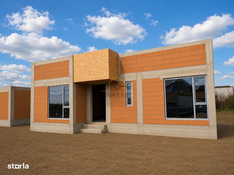 Casa la Rosu Domnesti, 4 Cam, Teren 500mp, Comision 0%