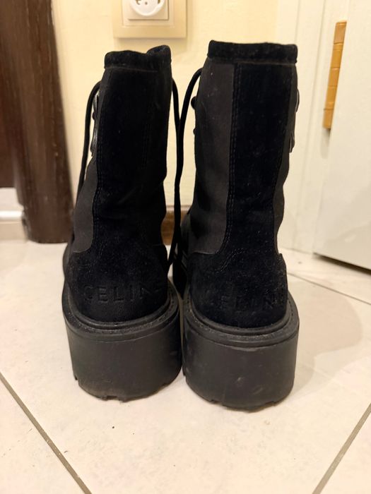 Велурени/ кожа боти Celin