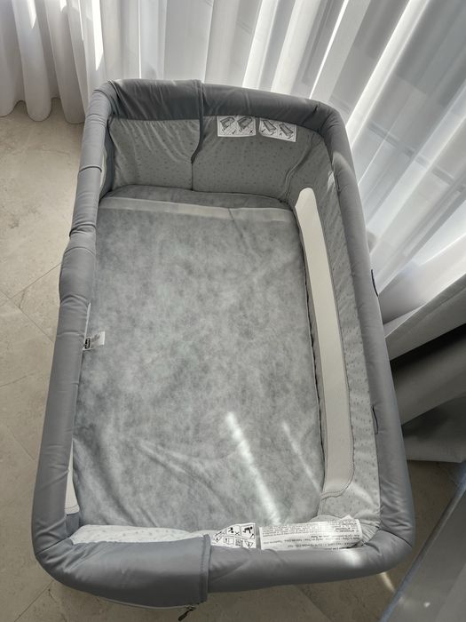 Patut atasabil co sleeper Chicco Next2me Dream Evo , 0 luni+, gri