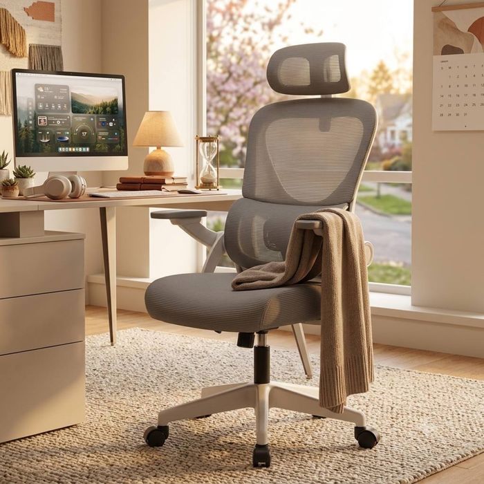 Эргономичное компьютерное кресло Premium Grey