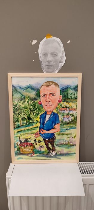Caricaturi,portrete și peisaje
