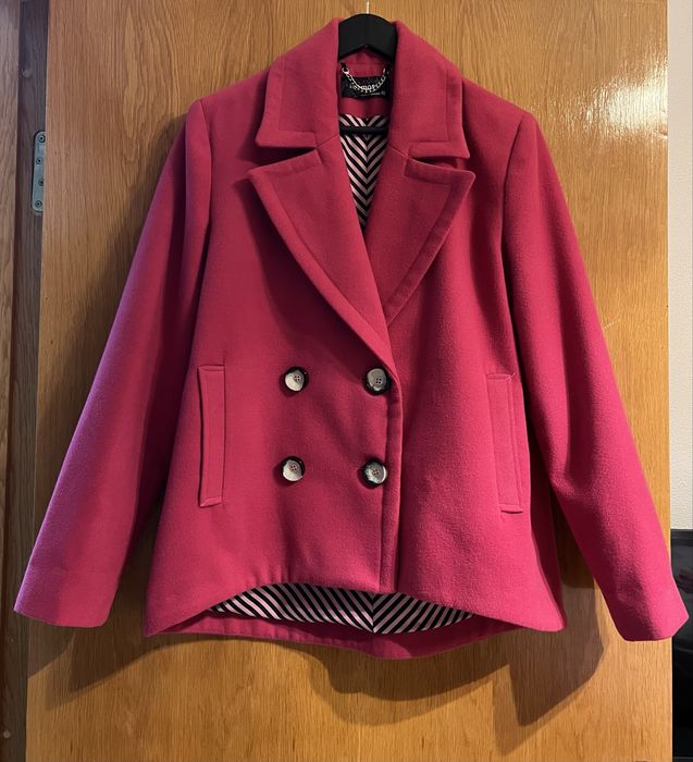 Palton femei fucsia