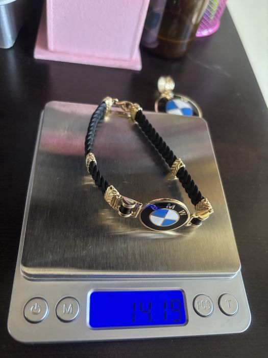 14к 585 гривна БМВ нова 21см гр София