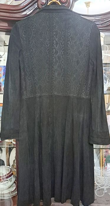 Тренч Плащ, натуральная замша, размер 44-46