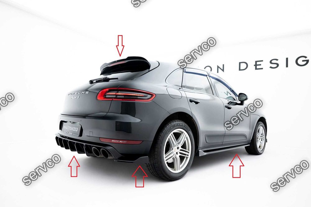 Pachet Set Body kit tuning Porsche Macan Mk1 2014-2018 v5