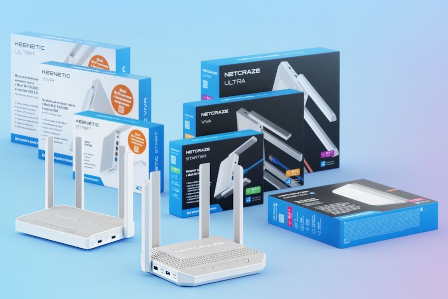 Роутеры Keenetic и Netcraze Wi-Fi 7 / Wi-Fi 6 в наличии