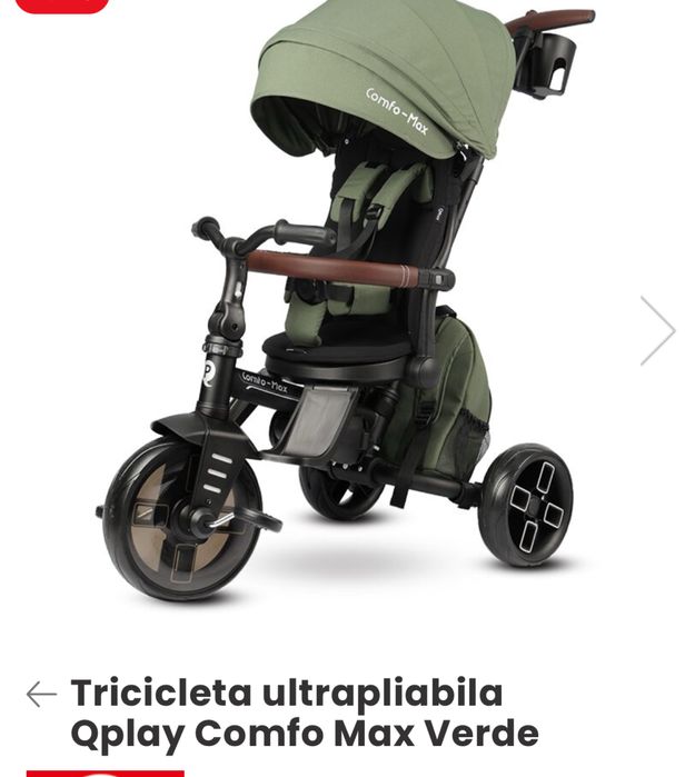 Tricicleta 8 in 1 q play comfo max