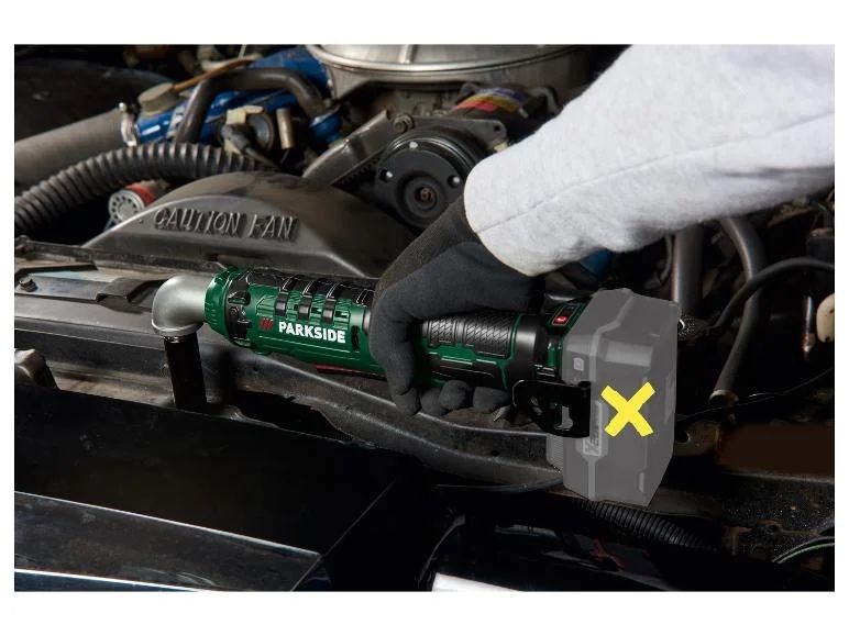 Нов Акумулаторен ъглов ударен Гайковерт Parkside 20V Германия