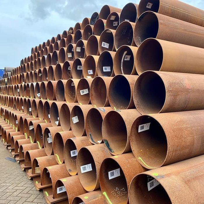 Vand teava metalica laminata si sudata elicoidal