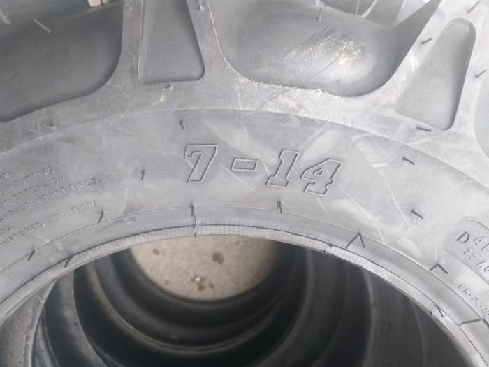 Anvelope 7-14 BKT noi cu garantie cauciucuri tractor japonez fata R14