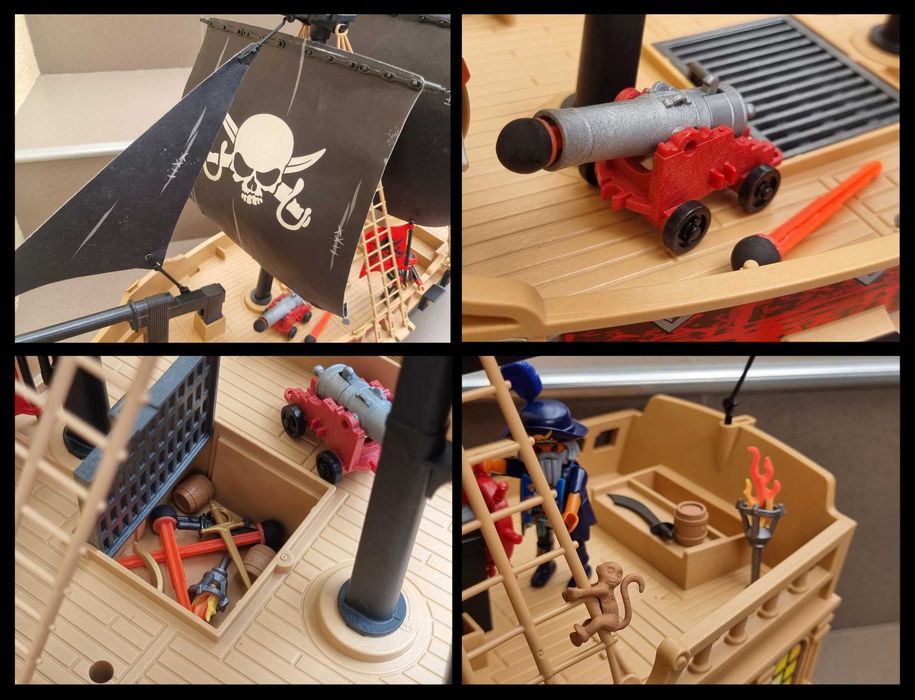 Vapor pirati Playmobil 6678 Floating Pirate Riders Ship