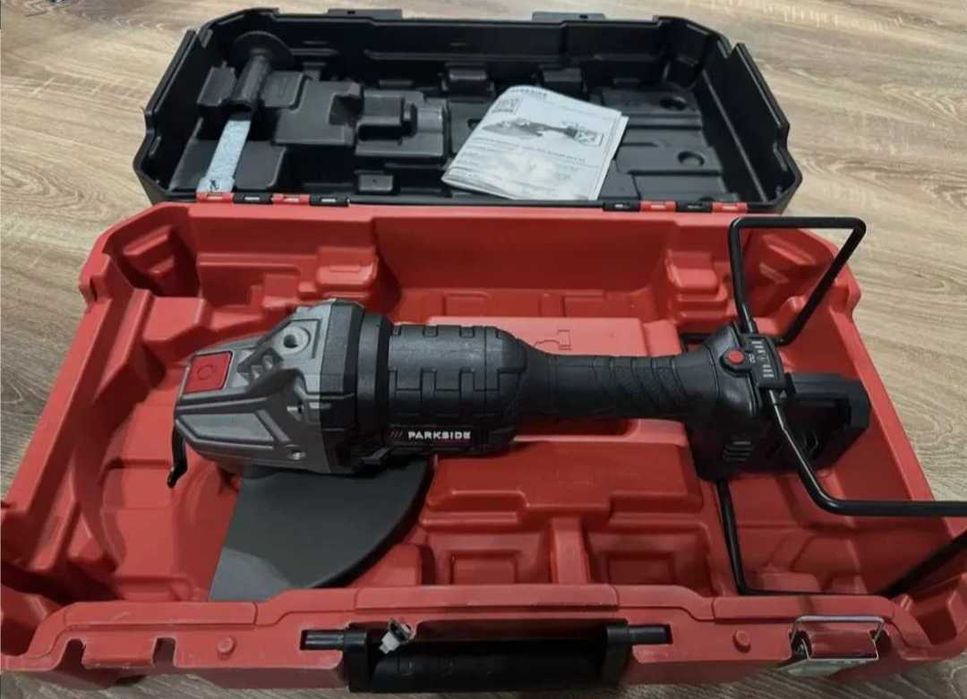 Нов 40V Ъглошлайф 230mm Parkside Performance 40В Ракета Шлайф Парксайд ъгло шлайф