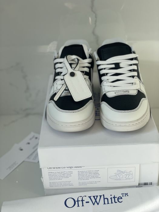 Off White Out Of Office ooo Low Tops Black White Off-White