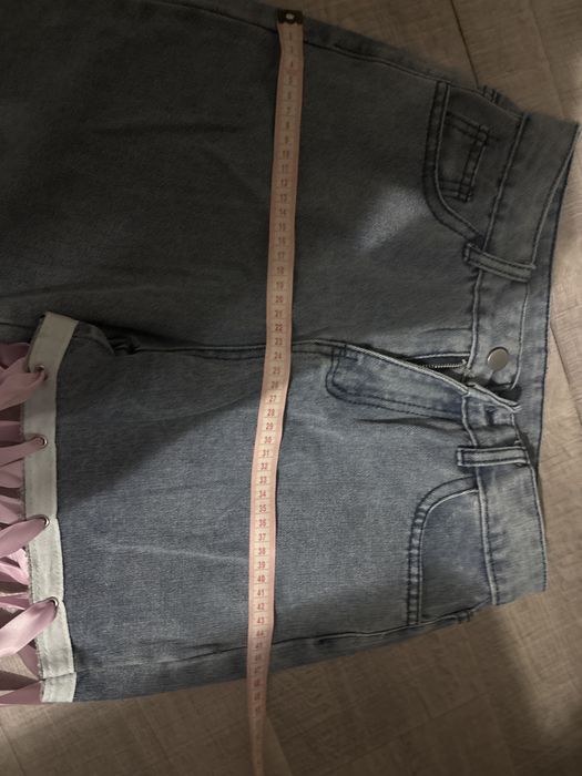 Джинсы голубые L