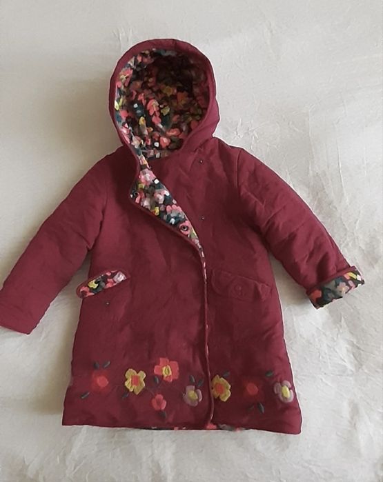 Двусторонняя стеганая куртка с капюшоном