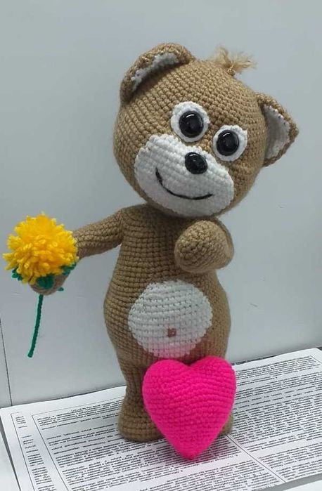Игрушки вязаные "Мишки для любимых"