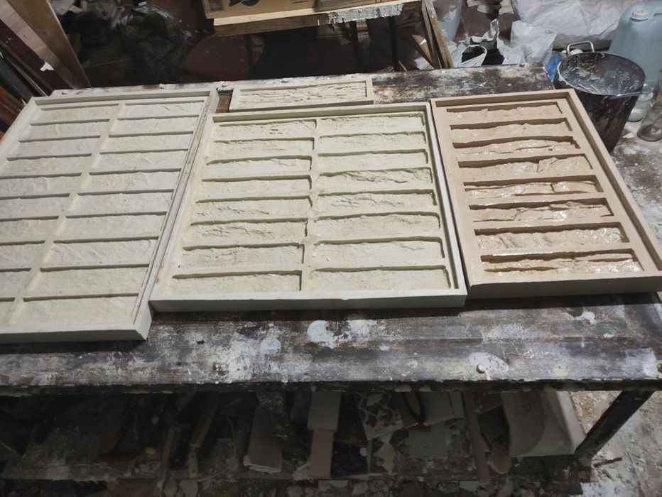 Формы для лепки из пластика формопласта пореуретана.