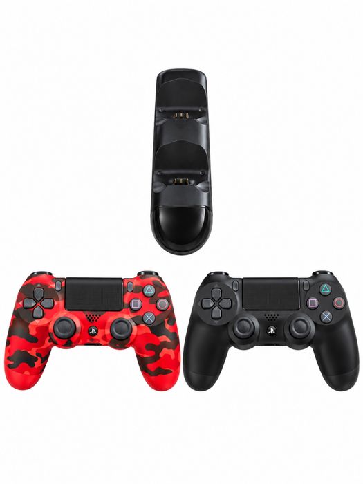 PS4 комплект – 2 контролера + зарядна станция