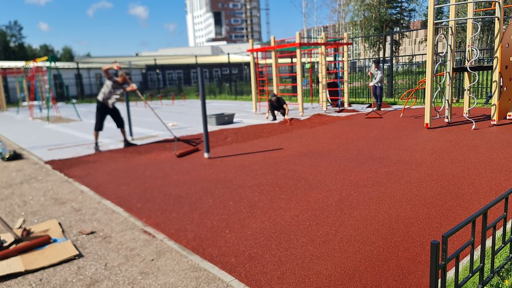 Резиновие покритие