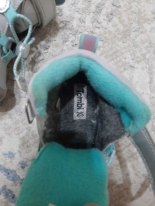 Сапожки на девочку на цигейке 25 размер