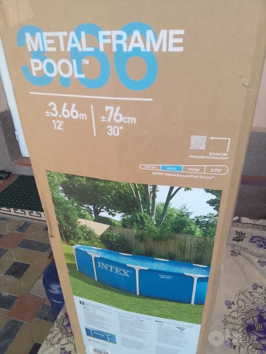 INTEX bassen yangi 3.66m×76cm