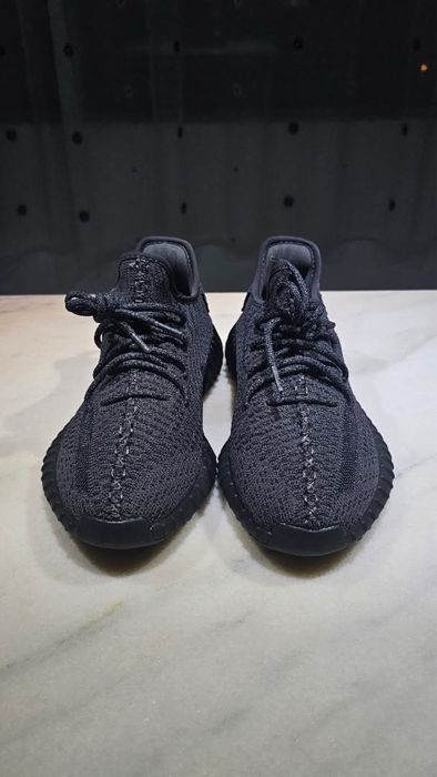 Yeezy 350 black reflective