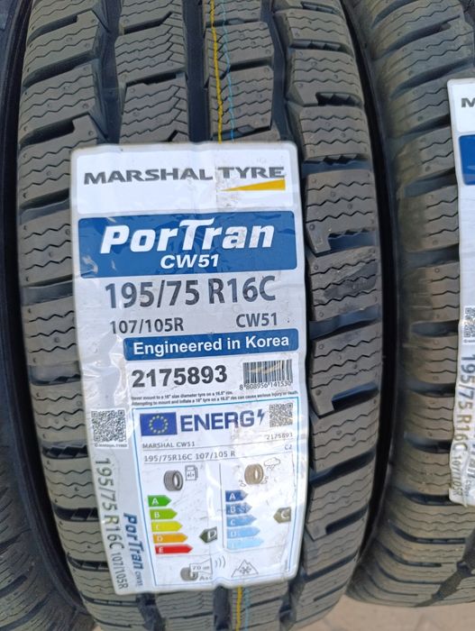 Зимни гуми Marshall(Kumho ) 195/75/16 C dot 2024