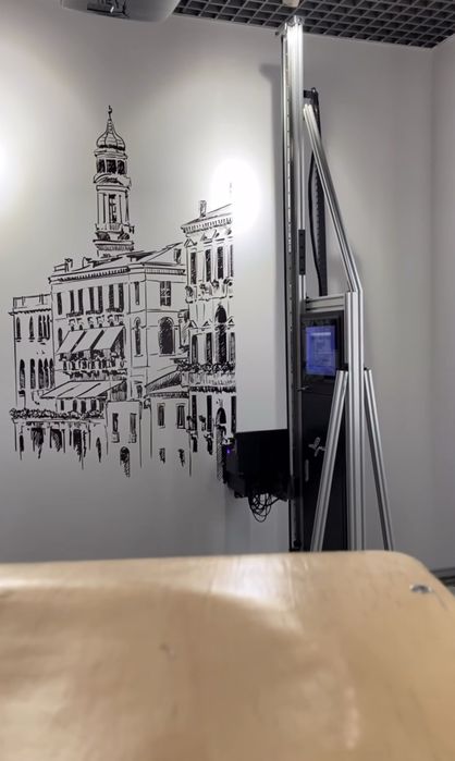 Продается готовый бизнес, Настенный принтер для 3D рисунков