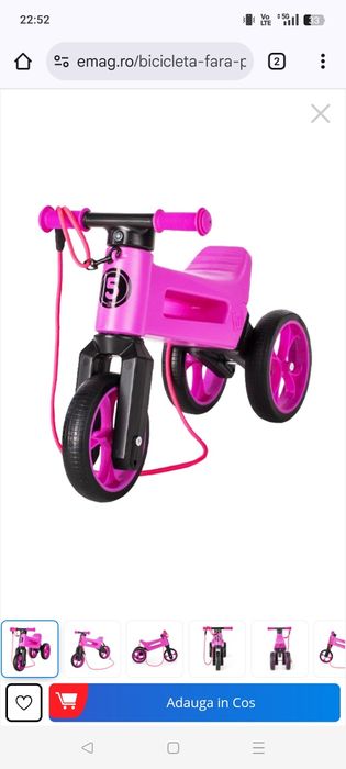 Bicicleta fara pedale