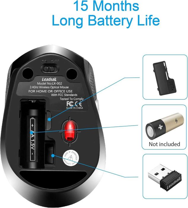 Безжична мишка за лаптоп