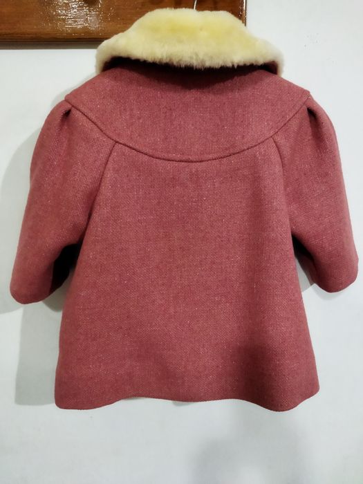 Пальто зимнее для девочки на 1-2  года