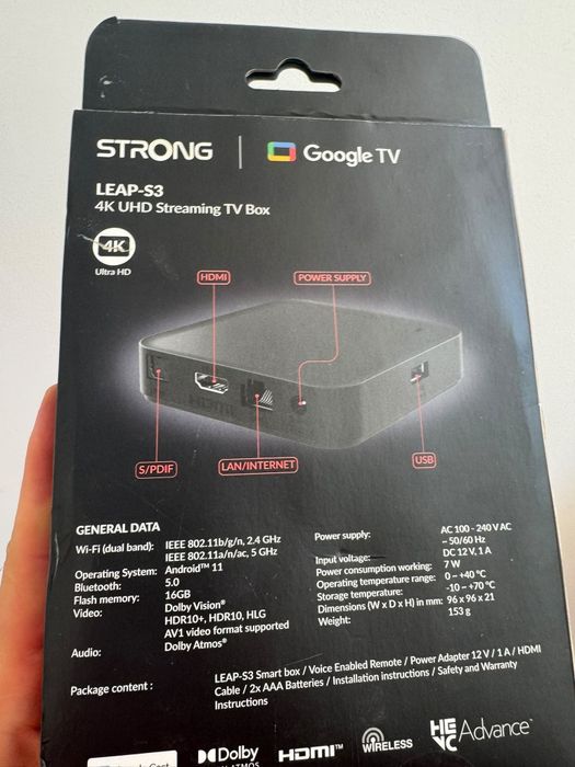 Mediaplayer STRONG Leap-S3 4K UHD