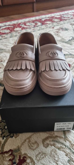 Mocasini dama din piele