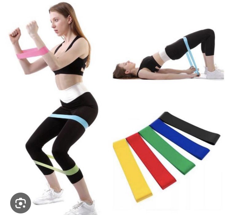 Резинки (мини-петли) для фитнеса, набор.