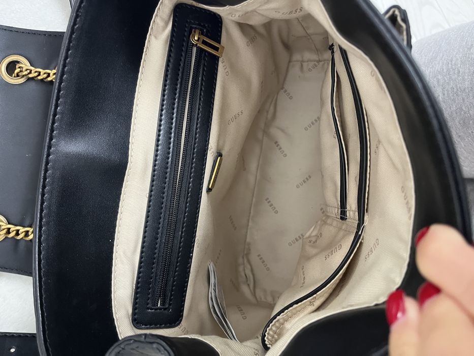 Rucsac negru Guess