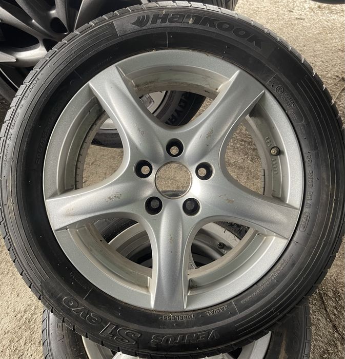 Jante aliaj R16 5x108 Ford Volvo anvelope de vara 205 55 R16 Hankook