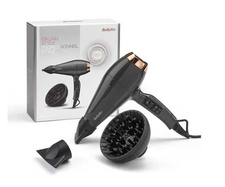 Сешоар за коса BaByliss Air Pro 6719DE с дифузер и AC мотор,  2200 W