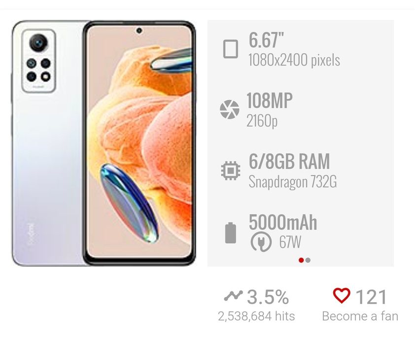 Xiaomi Redmi note 12 pro 8/256гб
