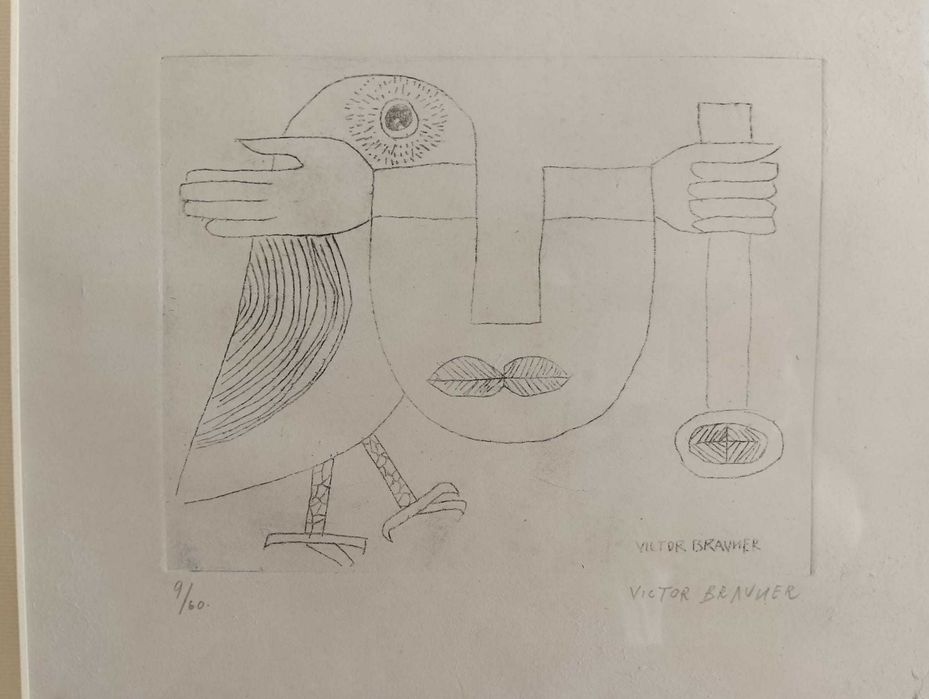 Gravura veche Victor Brauner - 1