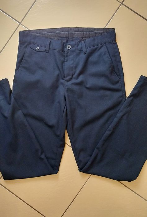 Тъмносин мъжки панталон