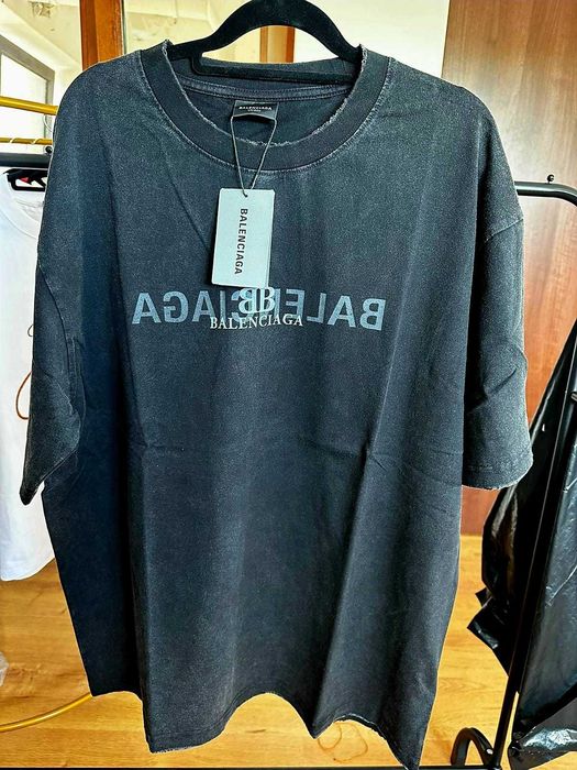 Tricou Balenciaga negru marimea L nou cu eticheta
